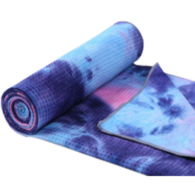 Custom Silica-gel & Tie-dyed Yoga Towel